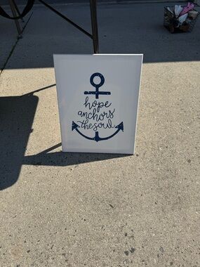 Nautical Anchor Wall Art - Hope Anchors the Soul